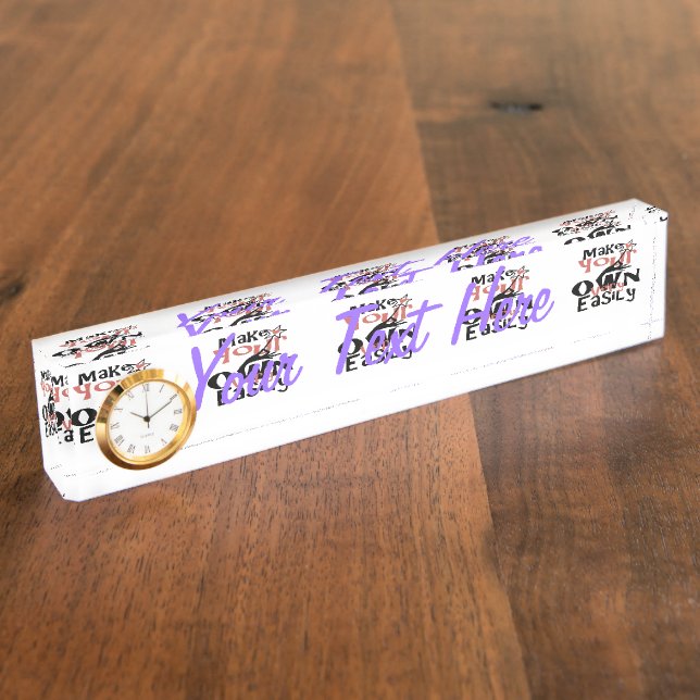 Machen Sie sich einfach in einem Schritt Namensplakette (Seite)