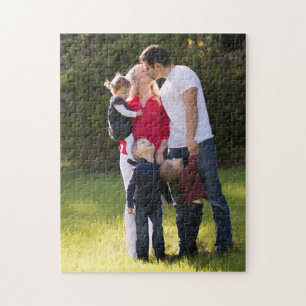 Machen Sie sich personalisiert mit familiärem Foto Puzzle
