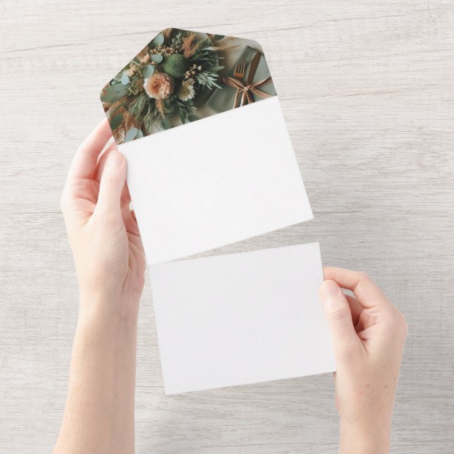 Machen Sie sich selbst All In One Einladung (Abreißen)