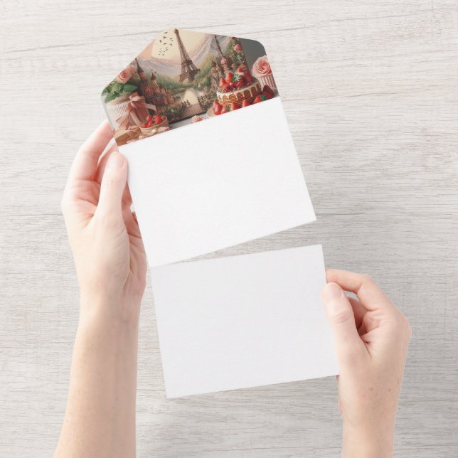 Machen Sie sich selbst All In One Einladung (Abreißen)