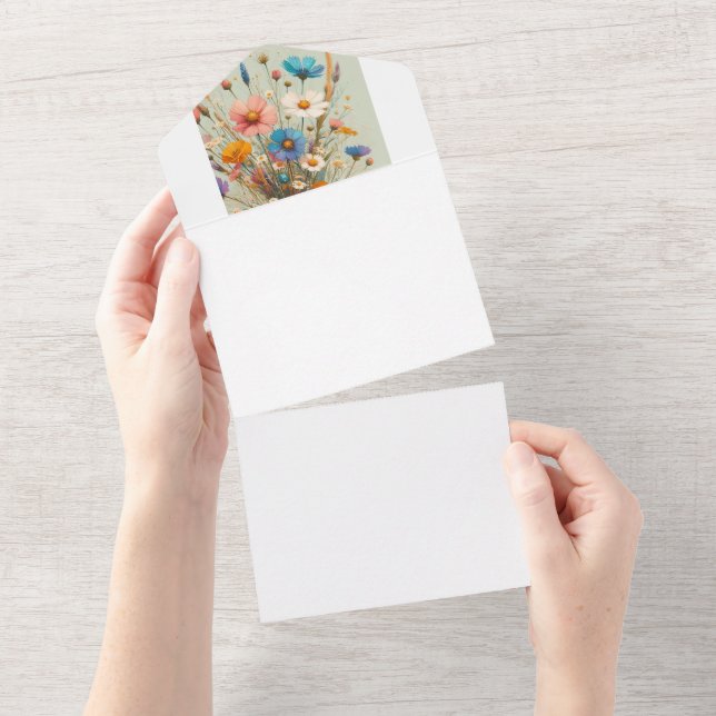 Machen Sie sich selbst All In One Einladung (Abreißen)