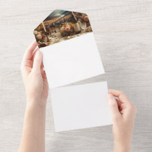 Machen Sie sich selbst All In One Einladung