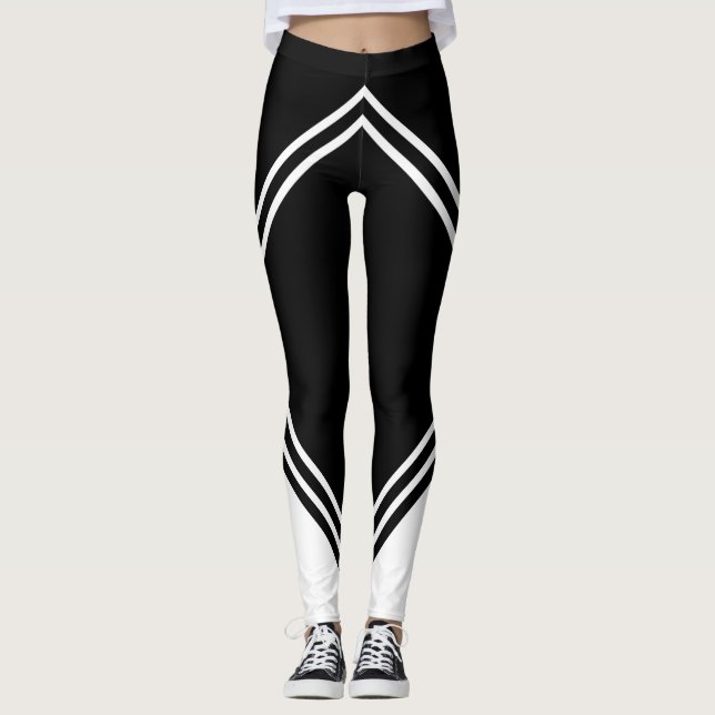 MACHEN Sie symmetrische gerade Geraden der Leggings (Vorderseite)
