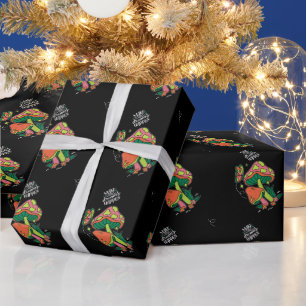 Machen Sie Träume wahr   Farbenfrohe Pilze Schmett Geschenkpapier