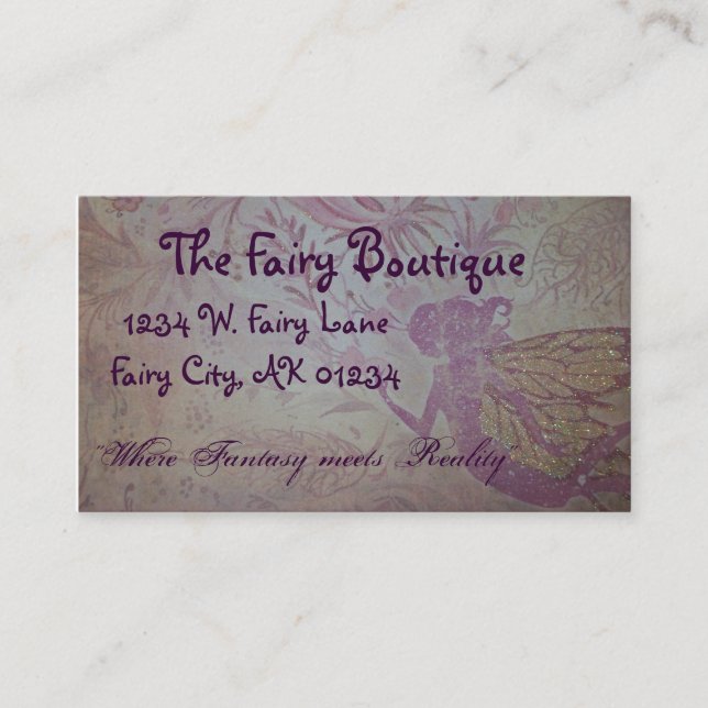 Machen Sie ur besitzen feenhafte Karte (Vorderseite)