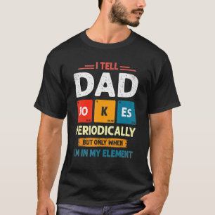 Machen Sie Vater Jokes regelmäßig Emergency Vater T-Shirt