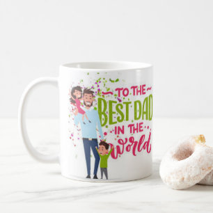 Machen Sie Vater lächeln einzigartig Vatertag Kaffeetasse