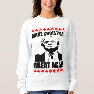 Machen Sie Weihnachten großen wieder Donald Trump Sweatshirt