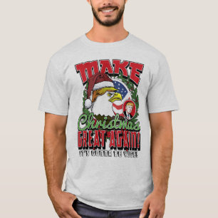 Machen Sie Weihnachten großen wieder Trumpf Eagle T-Shirt