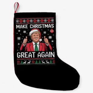 Machen Sie Weihnachten wieder groß Trump Pyjama hä Kleiner Weihnachtsstrumpf