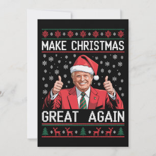 Machen Sie Weihnachten wieder groß Xmas Trump Häss