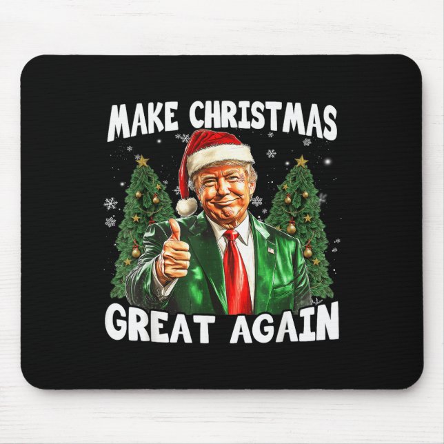 Machen Sie Weihnachten wieder großartig, lustiger  Mousepad (Vorne)