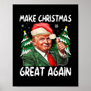 Machen Sie Weihnachten wieder großartig, lustiger Poster