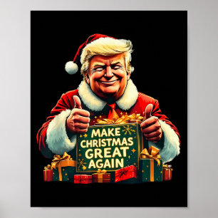 Machen Sie Weihnachten wieder großartig, lustiger Poster