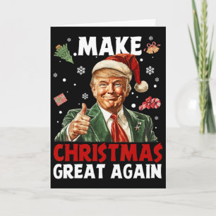 Machen Sie Weihnachten wieder großartig Santa Lust Karte