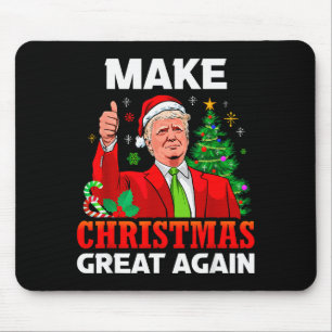 Machen Sie Weihnachten wieder großartig Santa Präs Mousepad