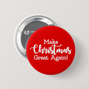 Machen Sie Weihnachten wieder großartig Trump MAGA Button