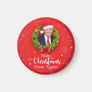 Machen Sie Weihnachten wieder großartig Trump MAGA Magnet