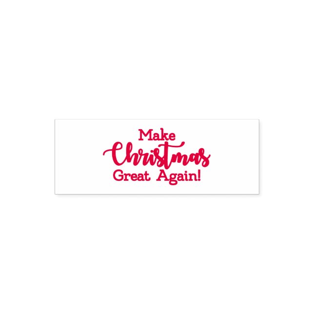 Machen Sie Weihnachten wieder großartig Trump MAGA Permastempel (Design)