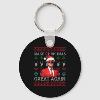 Machen Sie Weihnachten wieder großartig Trump Weih Schlüsselanhänger