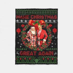 Machen Sie Weihnachten wieder großartig Xmas Lusti Fleecedecke