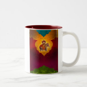 Machen Sie Weise für die Königin! Zweifarbige Tasse