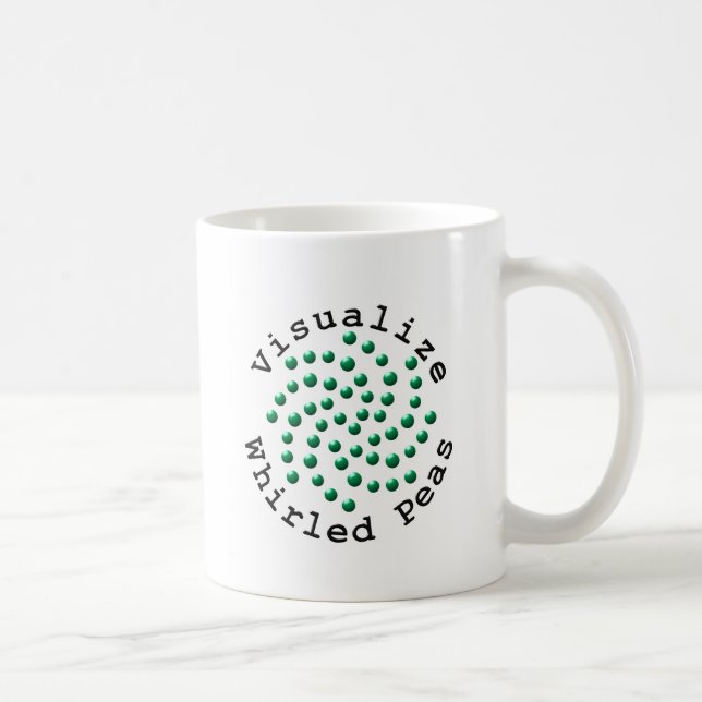 Machen Sie Whirled Erbsen 2 sichtbar Tasse (Rechts)