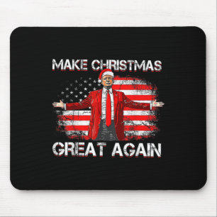 Machen Sie wieder groß Santa Funny Trump Xmas Paja Mousepad