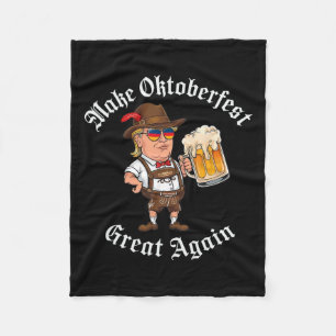 Machen Sie wieder großartig Trump Drink Bier Fleecedecke