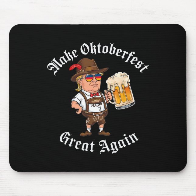 Machen Sie wieder großartig Trump Drink Bier Mousepad (Vorne)