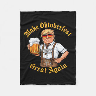 Machen Sie wieder großartig Trump Drink Bier Prost Fleecedecke