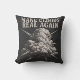 Machen Sie Wolken wieder real - Wolkenflugzeug Kun Kissen