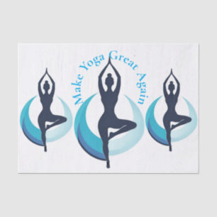 Machen Sie Yoga wieder groß Thunder_Cove Seidenpapier