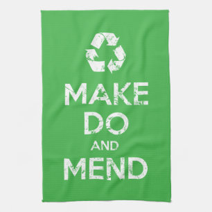 Machen und Mähen Geschirrtuch