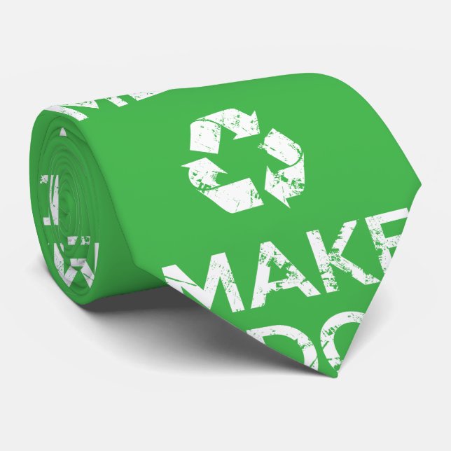 Machen und Mähen Krawatte (Gerollt)