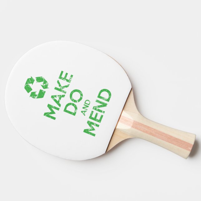 Machen und Mähen Tischtennis Schläger (Seitenansicht)