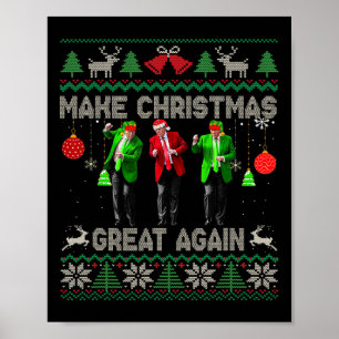 Machen Weihnachten wieder großartig, hässliche Swe Poster