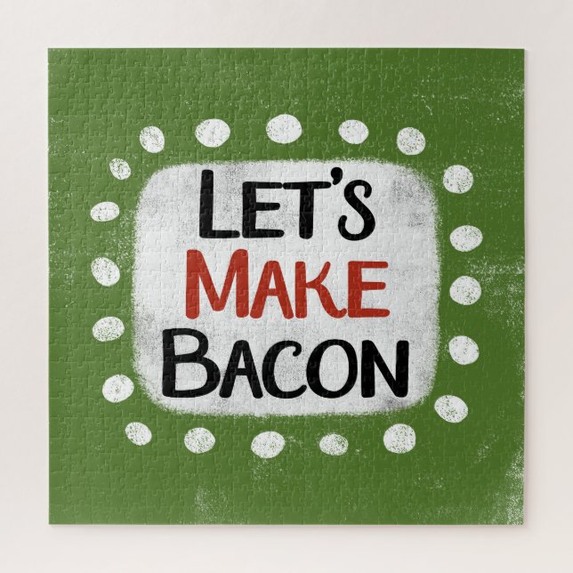 Machen wir Bacon Jigsaw Puzzle (Vertikal)