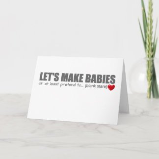 Machen wir die Valentintagskarte für Babys Feiertagskarte