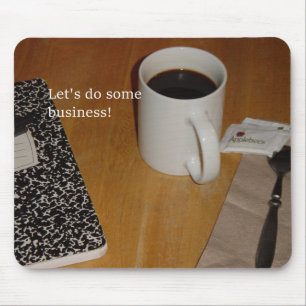 Machen wir ein Geschäftsmodell Mousepad
