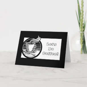 Machen wir eine für den Kaffee anpassbare Einladun Einladung