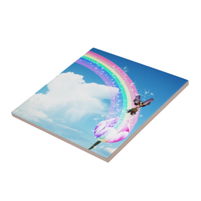 Machen wir einen Regenbogen Fliese (Seite)