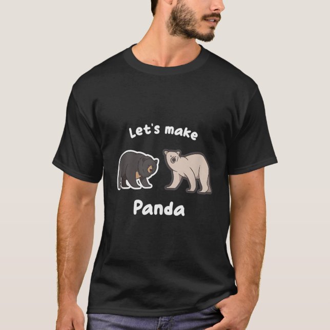 Machen wir Panda Wild Panda Bamboo T-Shirt (Vorderseite)
