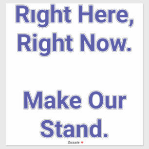 Machen wir unseren Standpunkt klar Hankamer Artjun Aufkleber