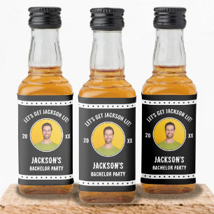 Machen wir's feucht Foto Junggesellenabschied  Alkoholflaschenetikett