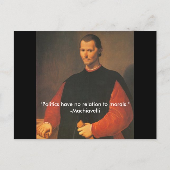 Machiavelli 2 postkarte (Vorderseite)