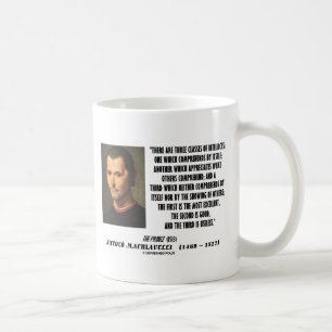 Machiavelli drei Klassen Intellekt-Zitat Kaffeetasse