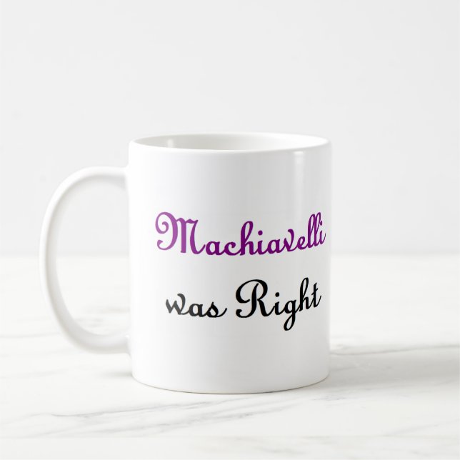 Machiavelli hatte recht kaffeetasse (Links)