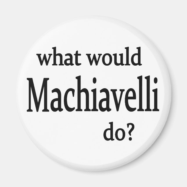 Machiavelli Magnet (Vorne)