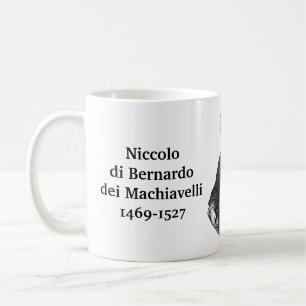 Machiavelli-Zitat über Intellekt Kaffeetasse